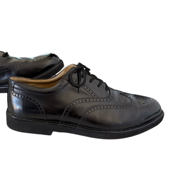 Men’s Rockport Black DresSport Leather Oxford Vibram Dress Shoes Size 10W - Picture 6 of 6